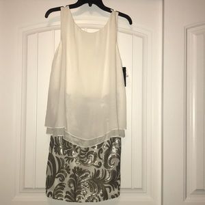 Chiffon and Sequin Dress